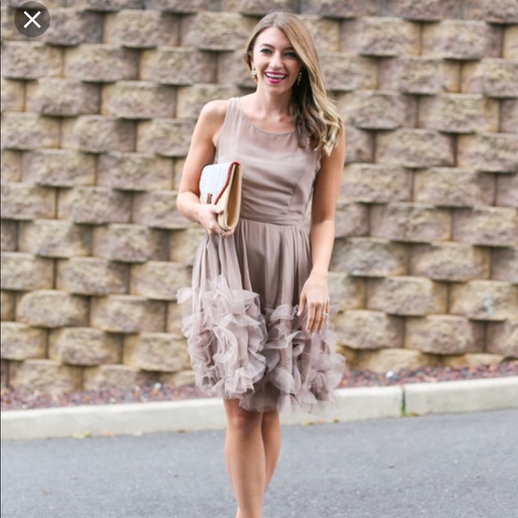 Lauren Conrad Ruffle Organza Dress Size 10 BNWT! - Picture 7 of 8